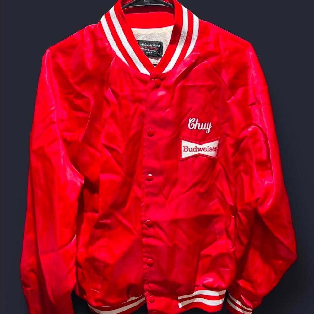 Budweiser Red Windbreaker Jacket